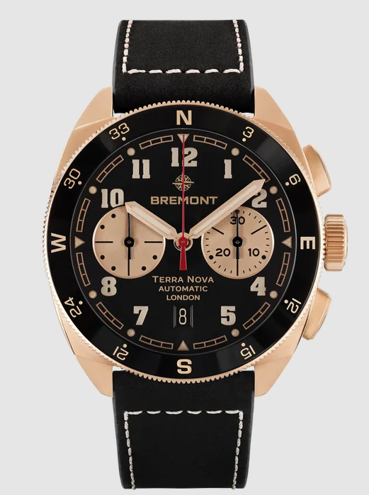 Replica Bremont Watch Terra Nova Jimmy Chin Chronograph Rose Gold